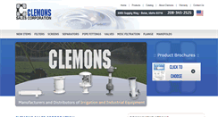 Desktop Screenshot of clemonssales.net